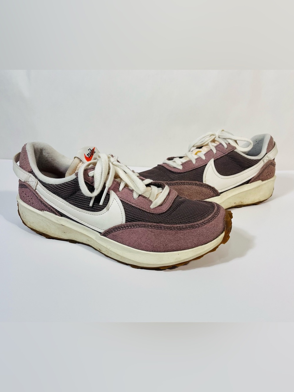 Nike Waffle Debut Vintage Plum Eclipse Sail W - DX2931-200 Size 9